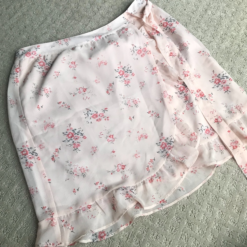 🍋Sale! 2/20 Ann Taylor LOFT floral mini skirt-4